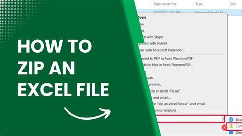convert excel type zip